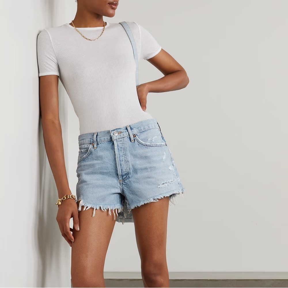 Parker Vintage Cutoff organic denim shorts